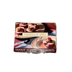 Yankee Candle Scented Farmhouse‎ Apple 12 Tea Lights Home Garden Bath New